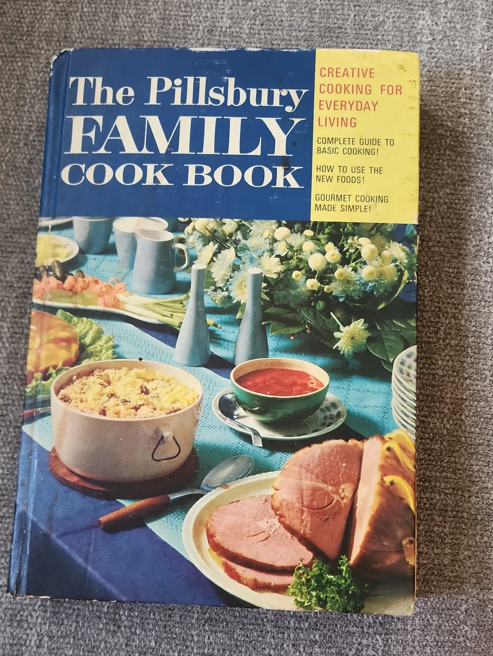 The Pilsbury Family Cook Book - Blue Cover Vintage